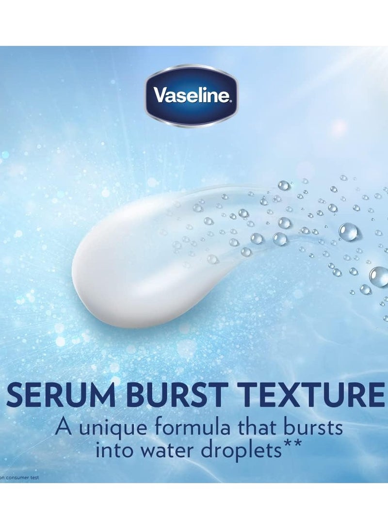 فازلين سيروم جلوتا هيا الصحي المشرق، لوشن الأشعة فوق البنفسجية المتوهج الخالي من العيوب، 330 مل، صنع في تايلاند - Image 4